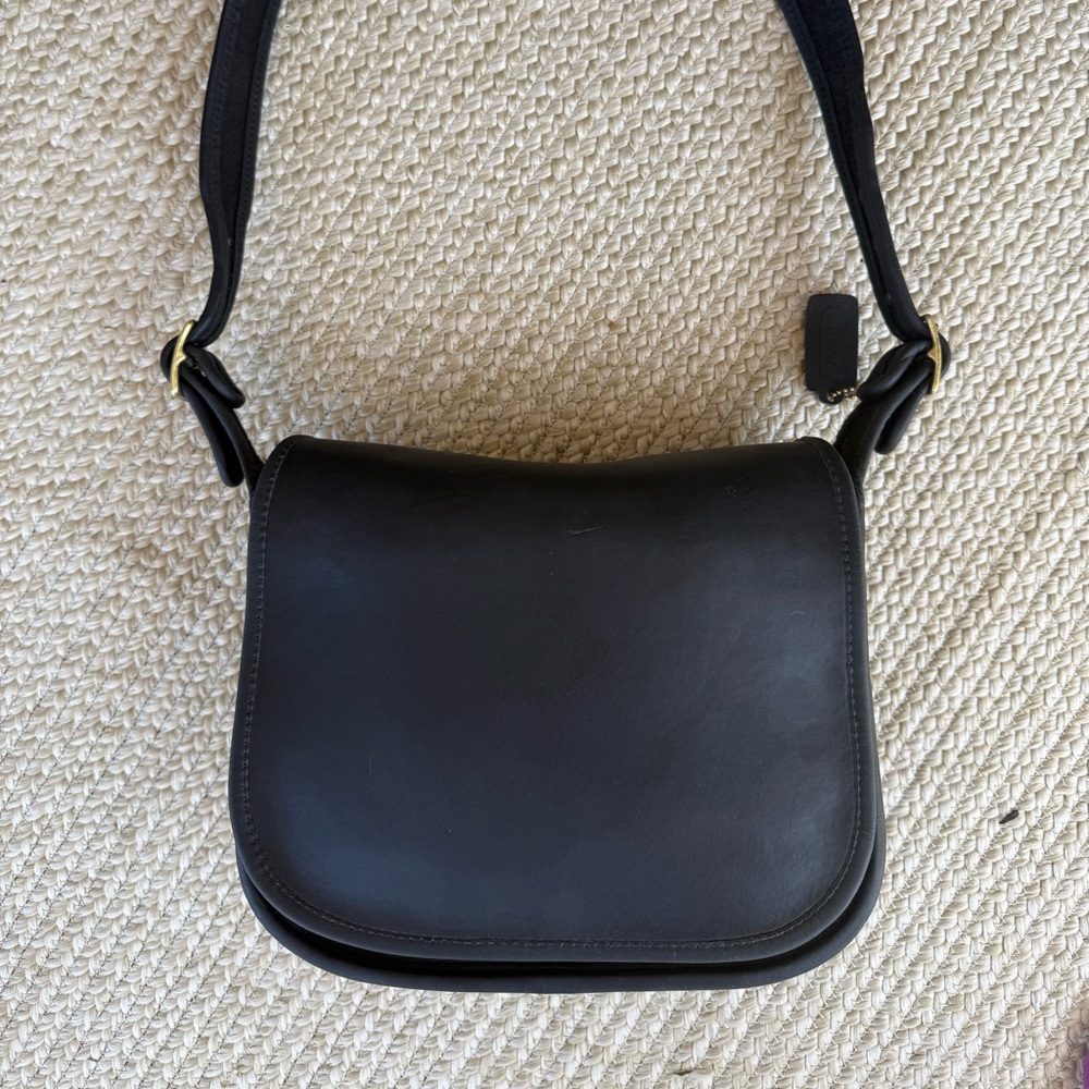 Vintage Coach Classic Black Pouch Bag 9170 ✨Rare✨